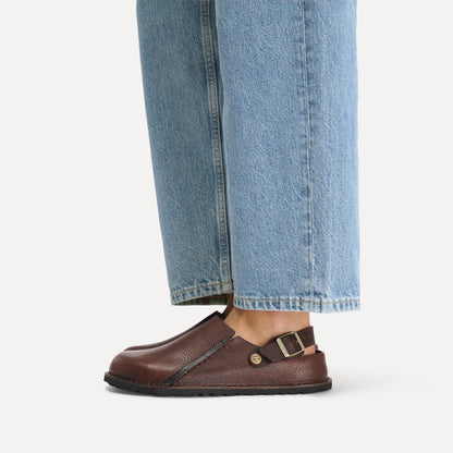 Lutry Premium Leather in Color Roast | Birkenstock
