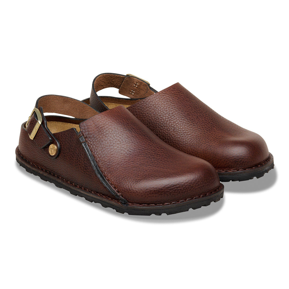 Lutry Premium Leather in Color Roast | Birkenstock
