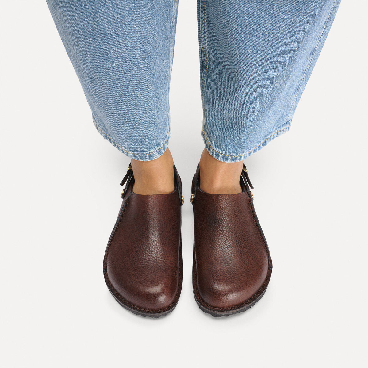 Lutry Premium Leather in Color Roast | Birkenstock
