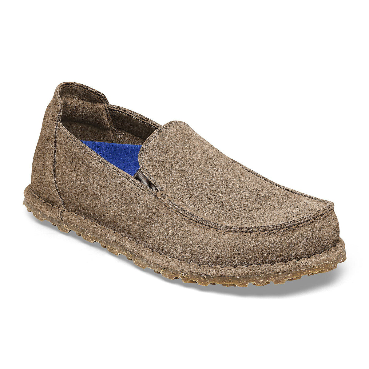 Utti Low Slip On Suede Leather in Color Gray Taupe | Birkenstock
