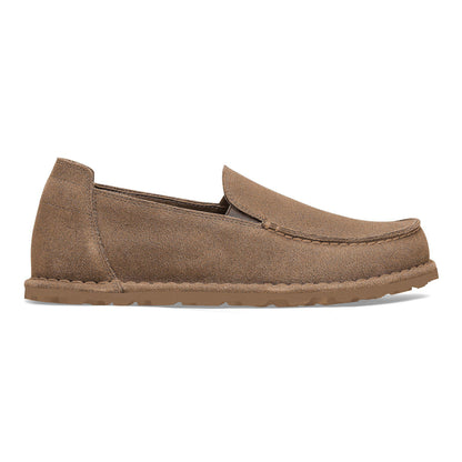 Utti Low Slip On Suede Leather in Color Gray Taupe | Birkenstock