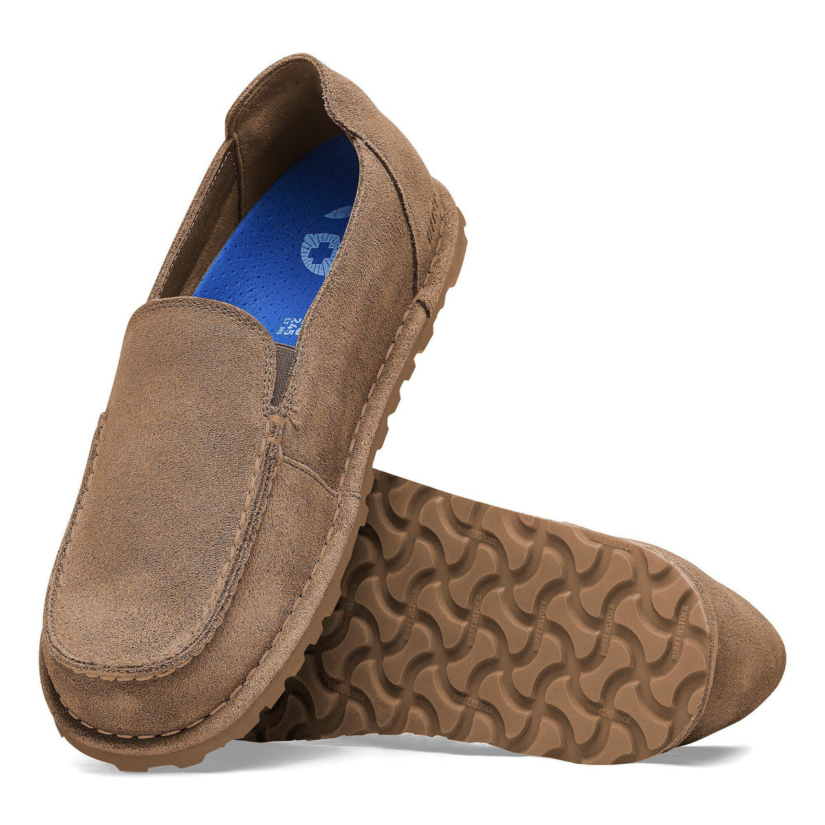 Utti Low Slip On Suede Leather in Color Gray Taupe | Birkenstock