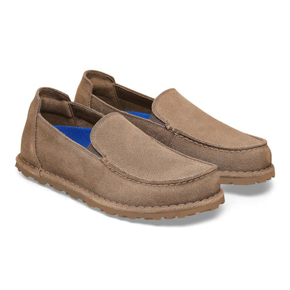 Utti Low Slip On Suede Leather in Color Gray Taupe | Birkenstock