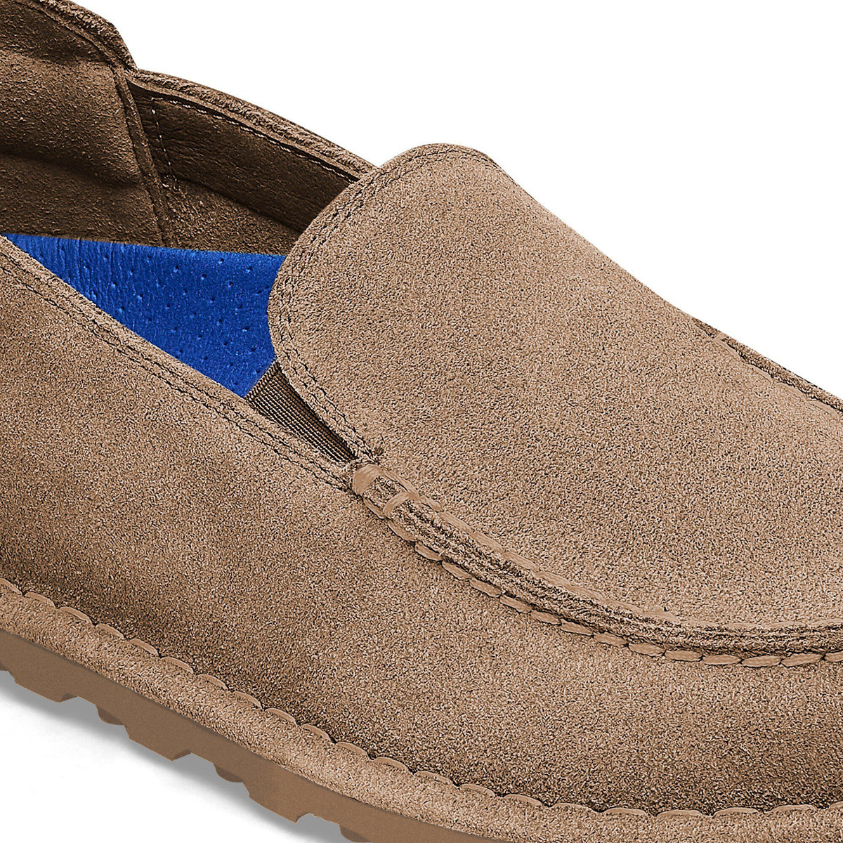 Utti Low Slip On Suede Leather in Color Gray Taupe | Birkenstock