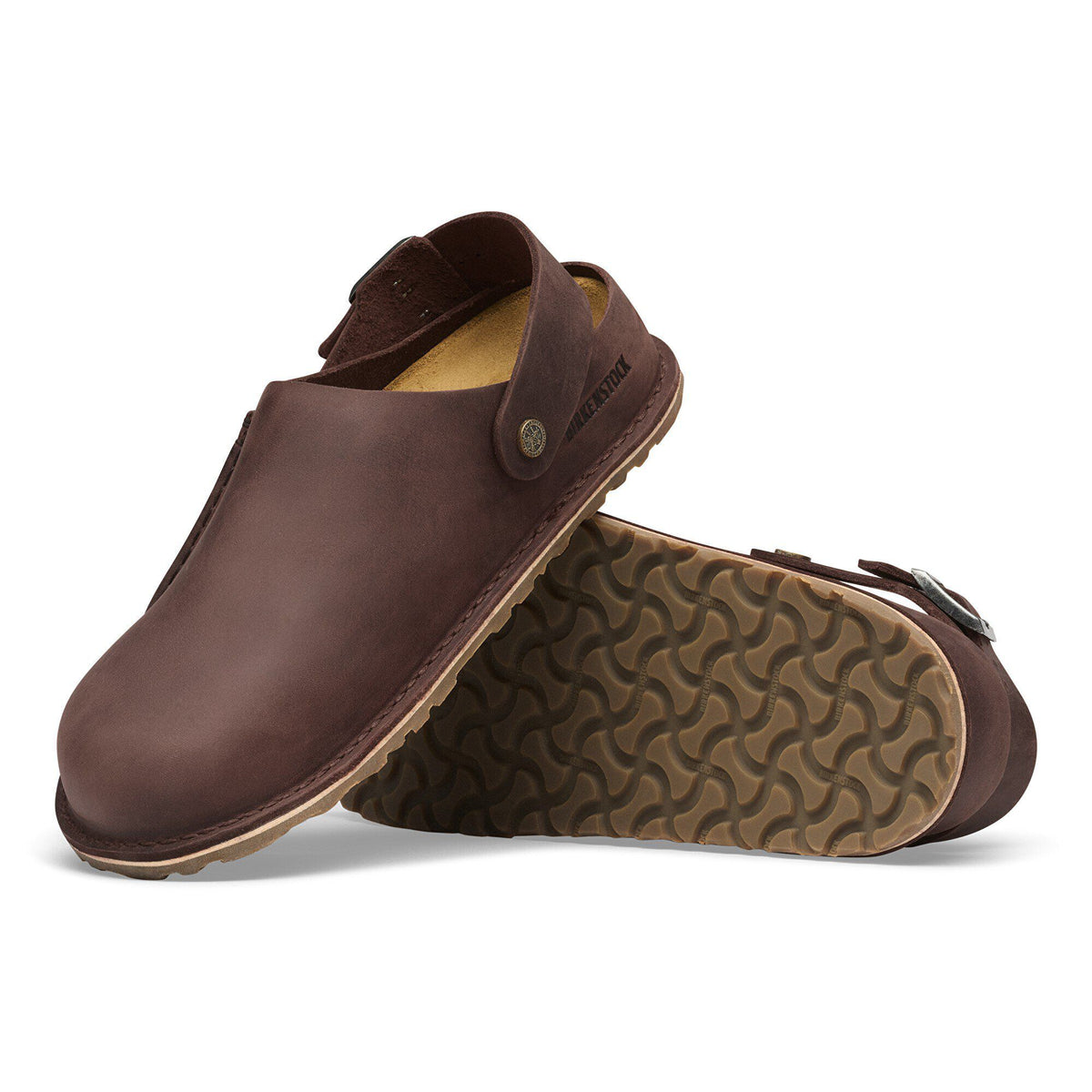 Lutry Premium Oiled Leather in Color Habana | Birkenstock