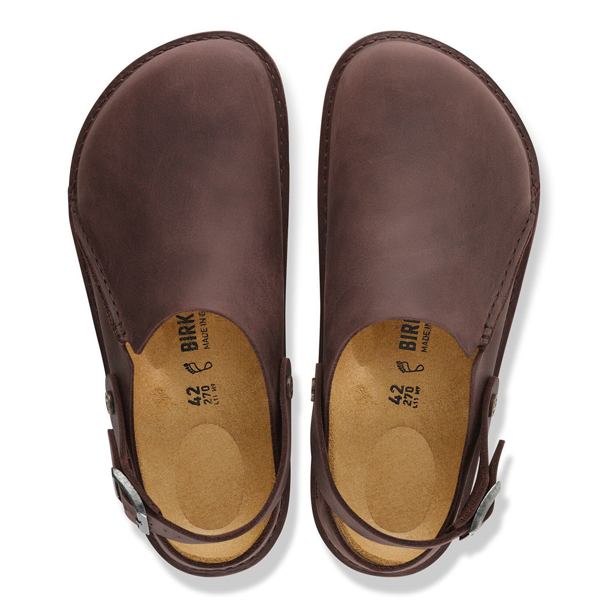 Lutry Premium Oiled Leather in Color Habana | Birkenstock