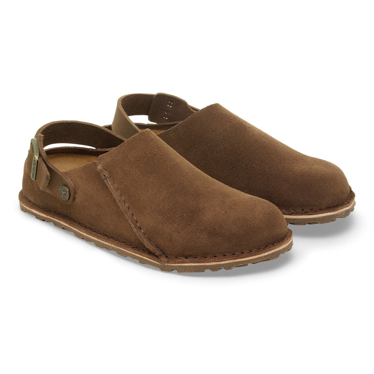 Lutry Premium Suede Suede Leather in Color Dark Tea | Birkenstock