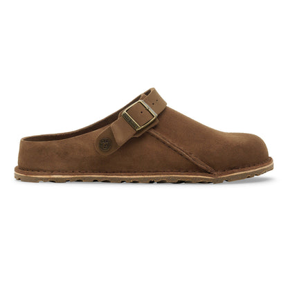 Lutry Premium Suede Suede Leather in Color Dark Tea | Birkenstock