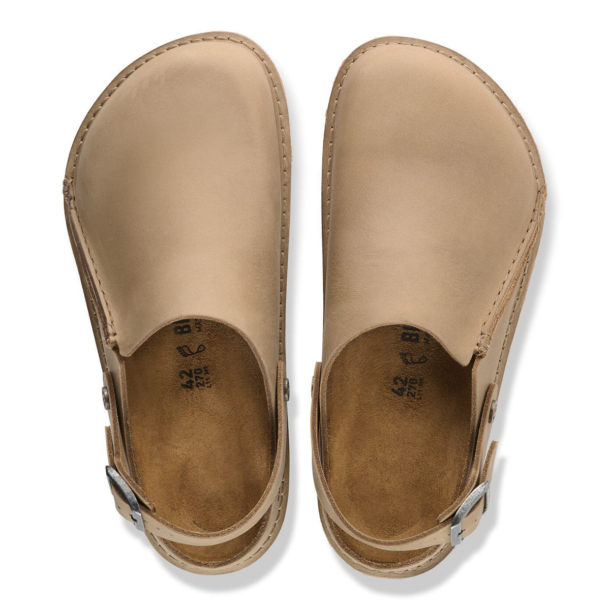Lutry Premium Oiled Leather in Color Tobacco Brown | Birkenstock