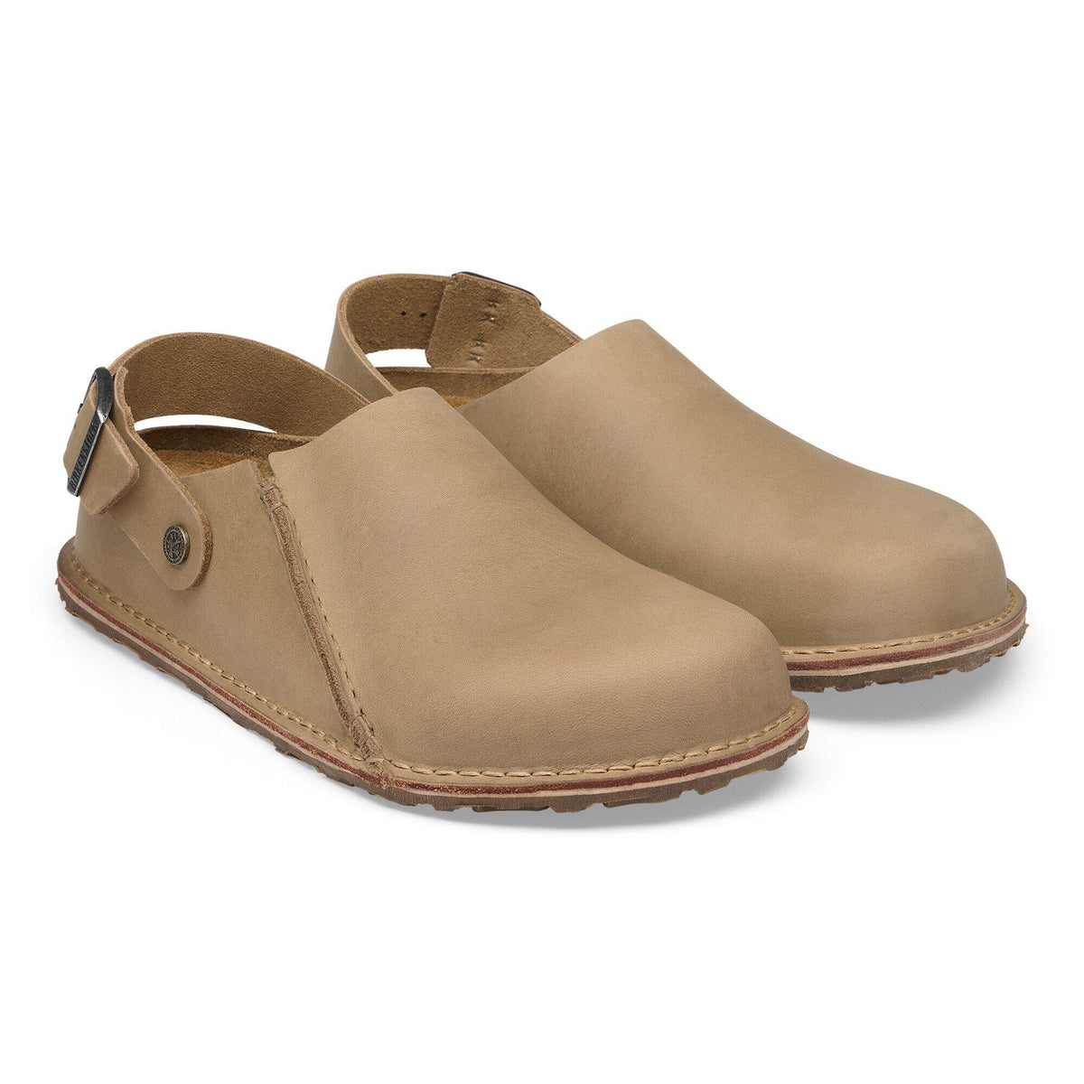 Lutry Premium Oiled Leather in Color Tobacco Brown | Birkenstock