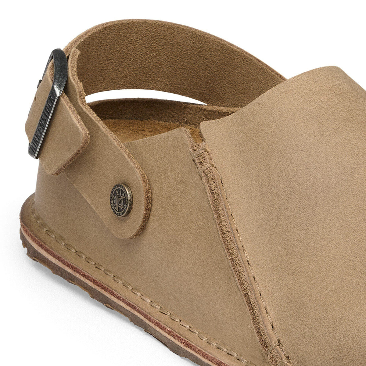 Lutry Premium Oiled Leather in Color Tobacco Brown | Birkenstock