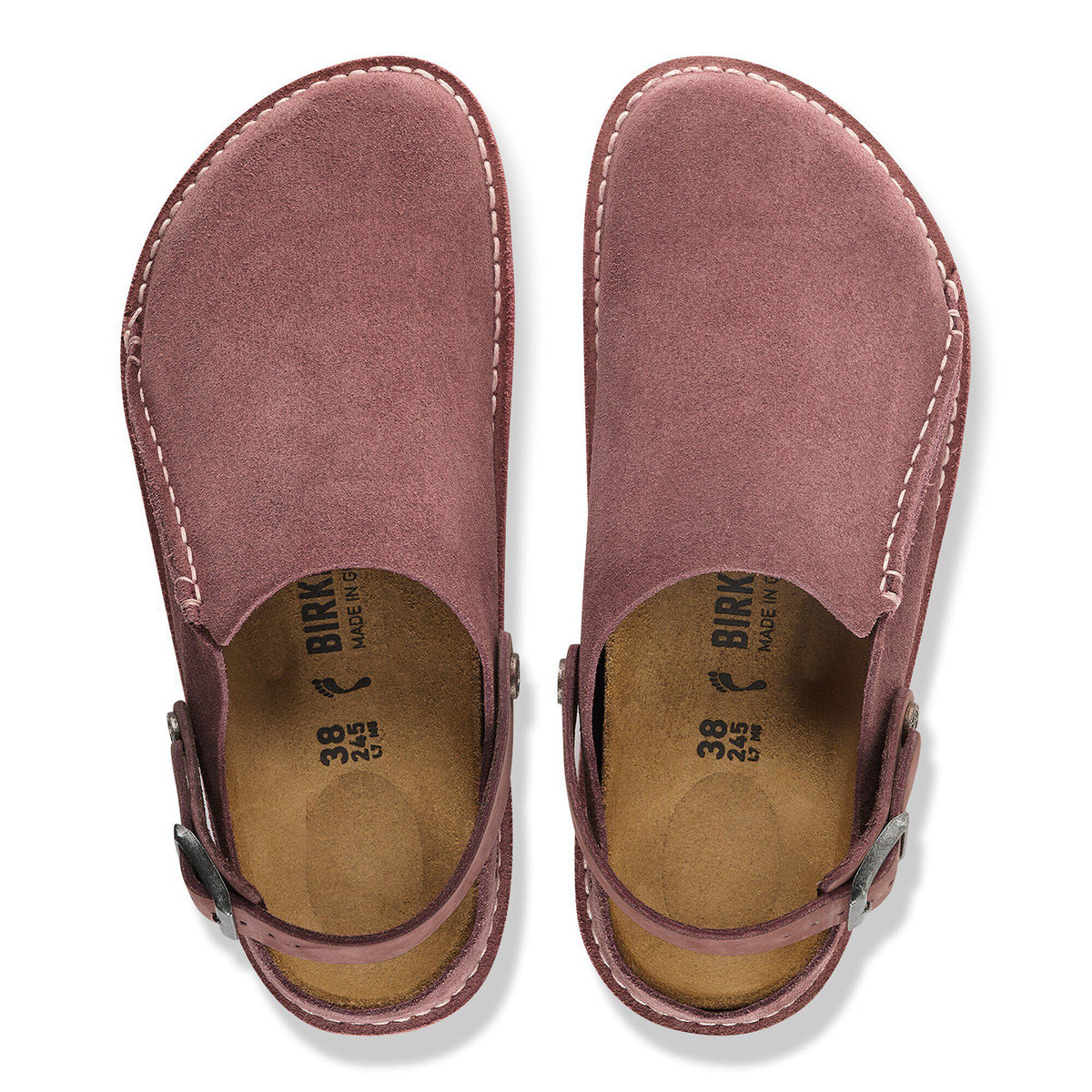 Lutry Premium Suede Suede Leather in Color Pepper | Birkenstock