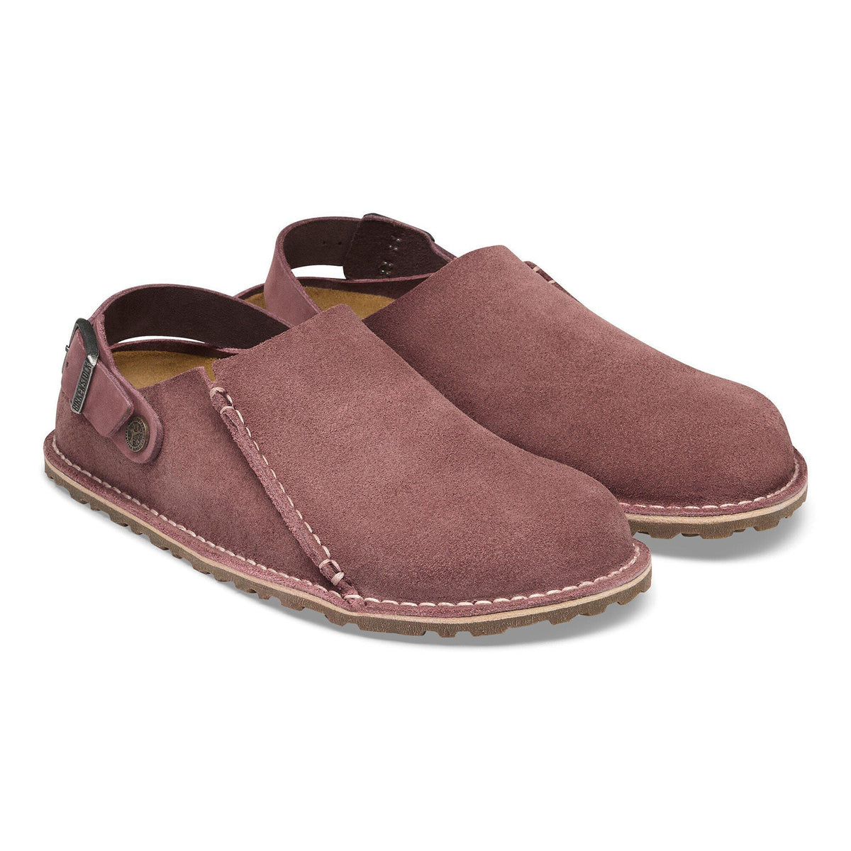 Lutry Premium Suede Suede Leather in Color Pepper | Birkenstock