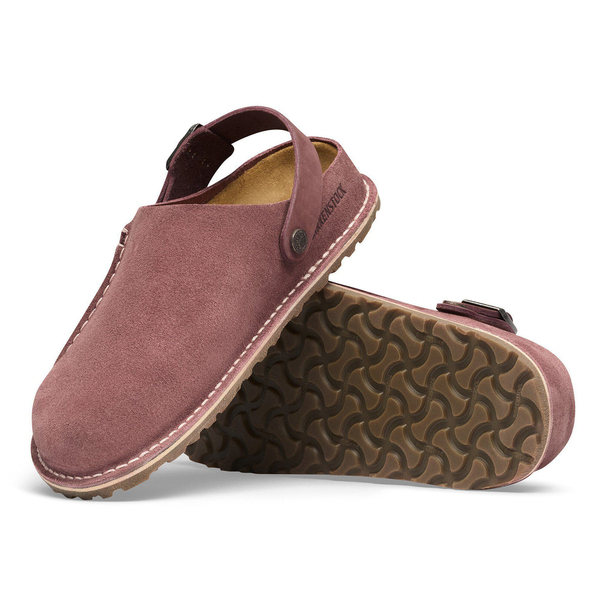 Lutry Premium Suede Suede Leather in Color Pepper | Birkenstock