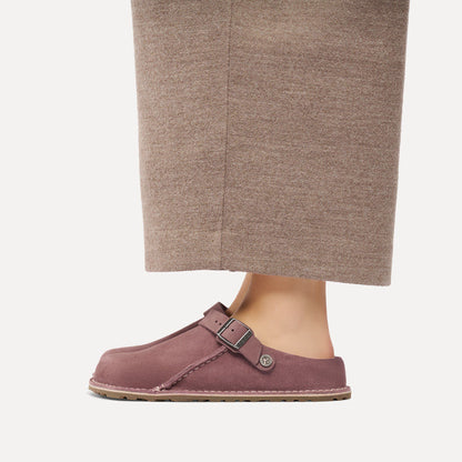Lutry Premium Suede Suede Leather in Color Pepper | Birkenstock
