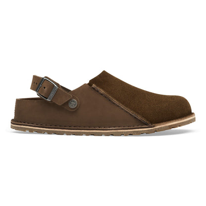 Lutry Premium Shearling Nubuck Leather/Suede in Color Carafe | Birkenstock