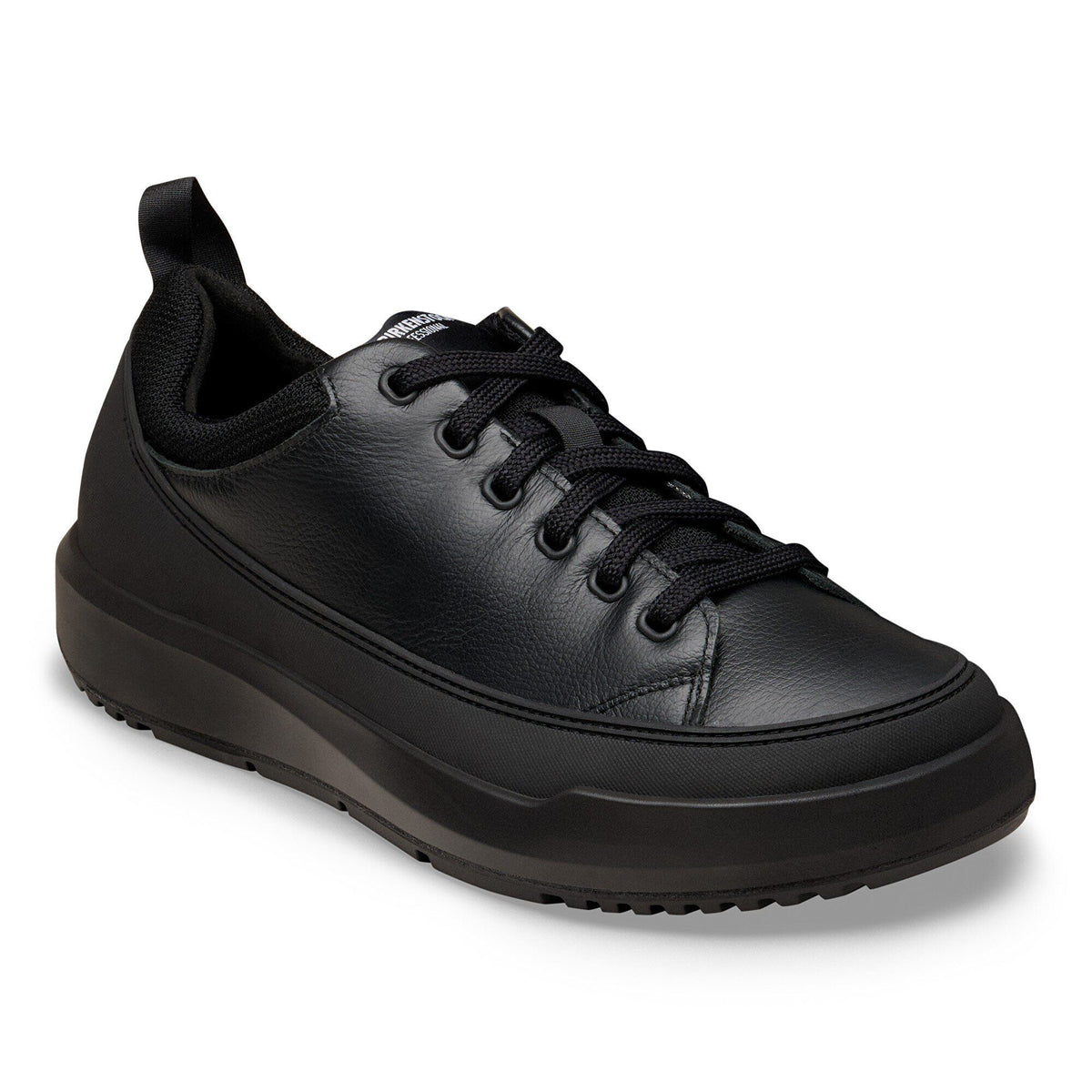 Melbourne PRO Natural Coated Leather in Color Jet Black | Birkenstock
