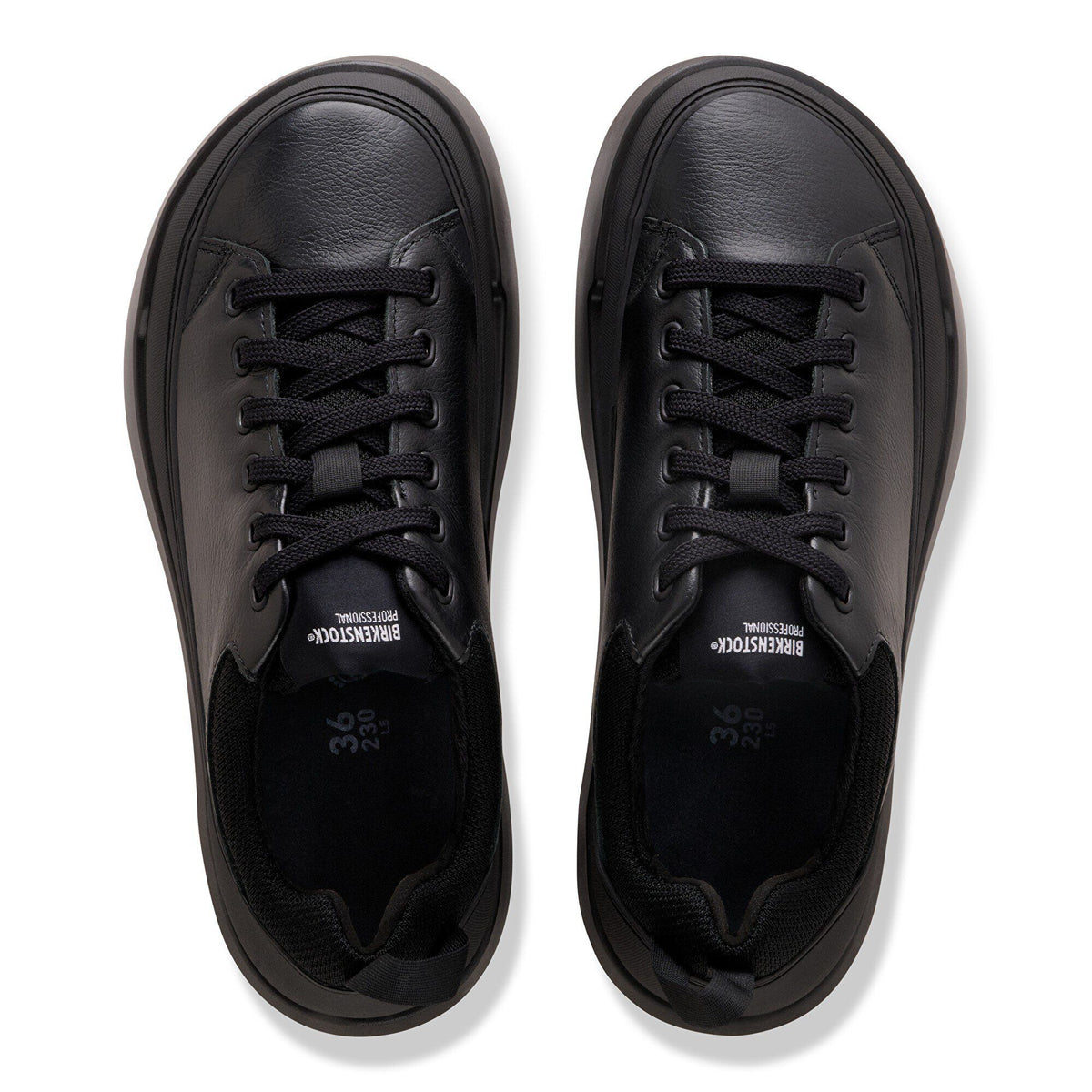 Melbourne PRO Natural Coated Leather in Color Jet Black | Birkenstock