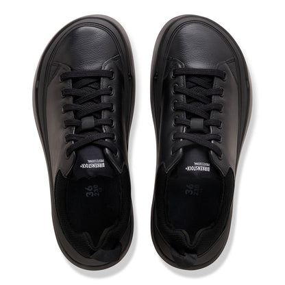 Melbourne PRO Natural Coated Leather in Color Jet Black | Birkenstock