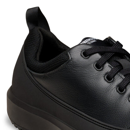 Melbourne PRO Natural Coated Leather in Color Jet Black | Birkenstock