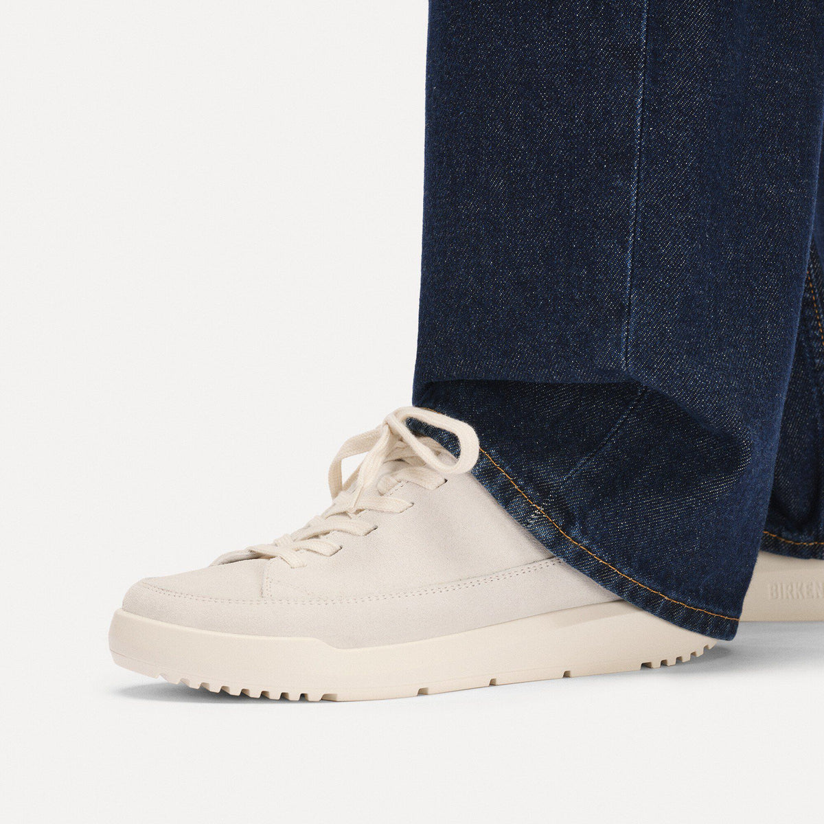 Melbourne Suede Leather in Color Antique White | Birkenstock