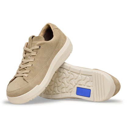 Melbourne Suede Leather in Color Taupe | Birkenstock