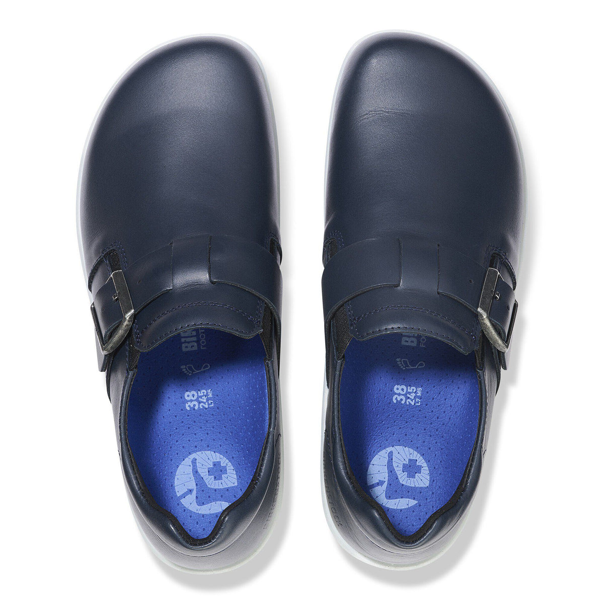 Caris Pro Leather in Color Navy | Birkenstock