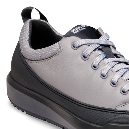 Melbourne PRO Natural Coated Leather in Color Gun Metal | Birkenstock