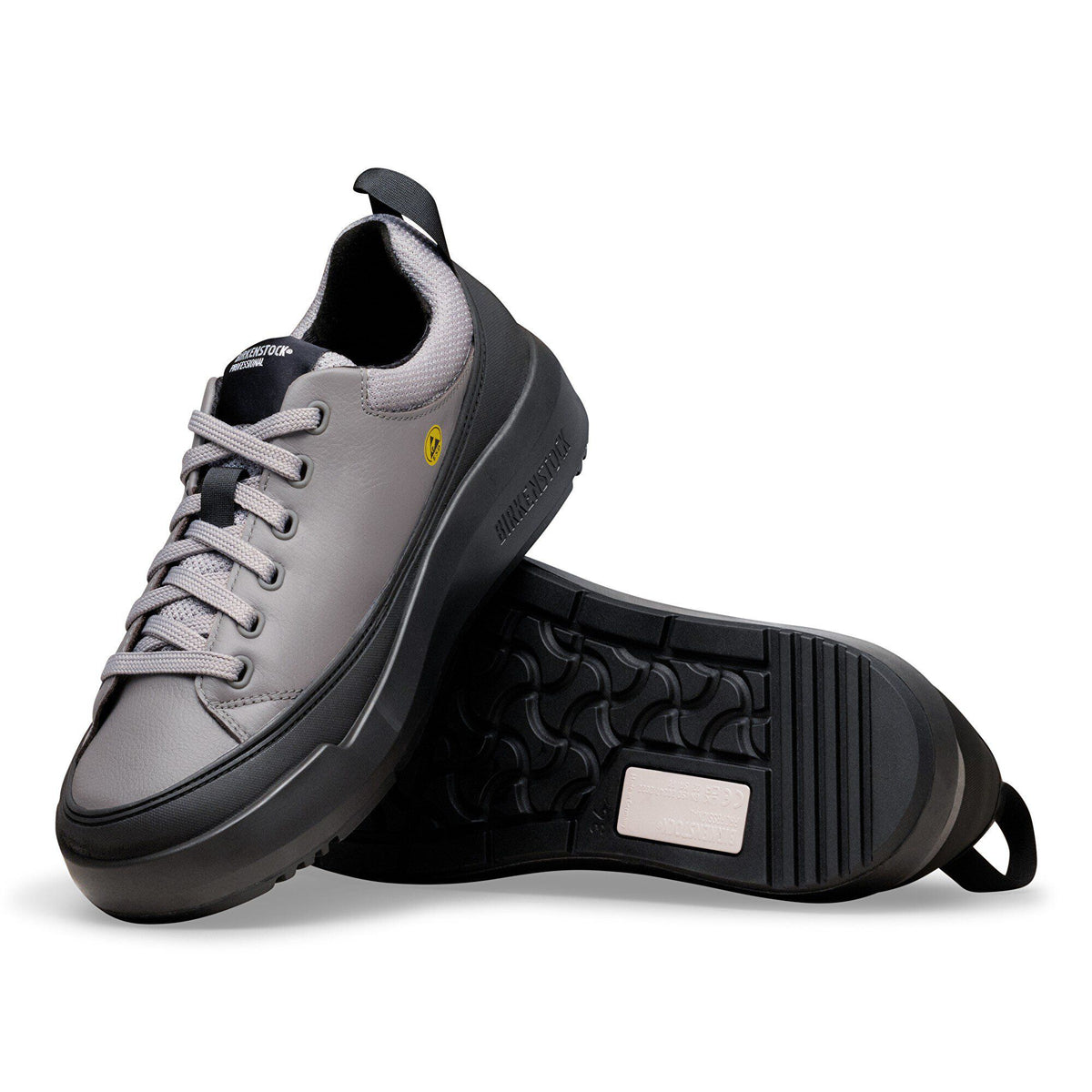 Melbourne PRO Natural Coated Leather in Color Gun Metal | Birkenstock