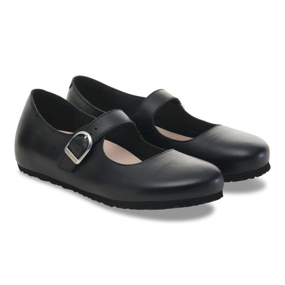 Santa Clarita Leather in Color Black | Birkenstock