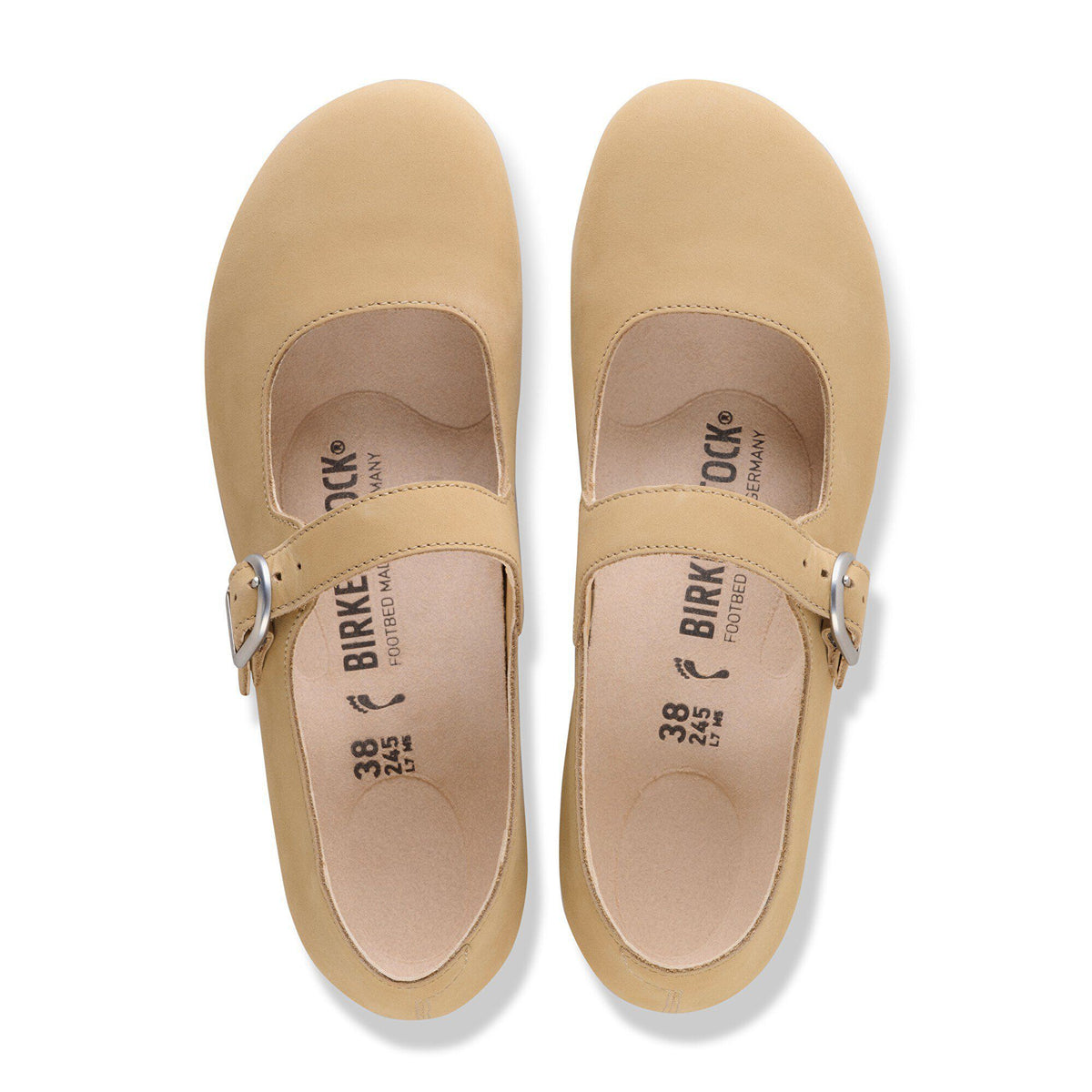 Santa Clarita Nubuck Leather in Color Sandcastle | Birkenstock