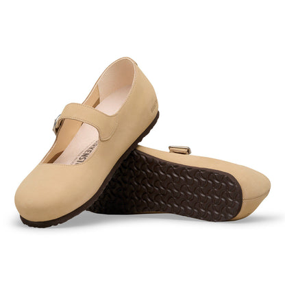 Santa Clarita Nubuck Leather in Color Sandcastle | Birkenstock