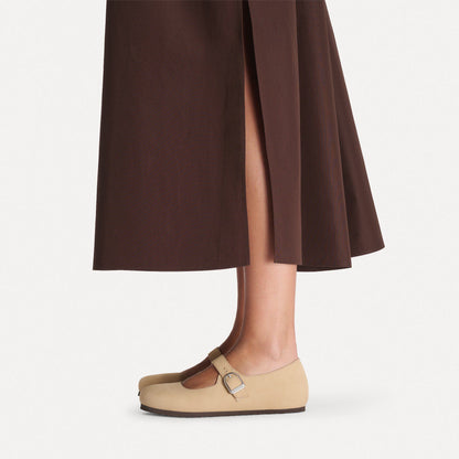 Santa Clarita Nubuck Leather in Color Sandcastle | Birkenstock