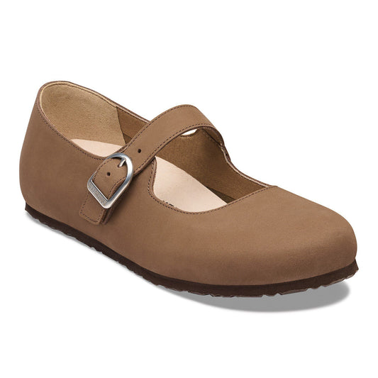 Santa Clarita Nubuck Leather in Color Dark Tea | Birkenstock