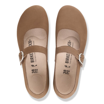 Santa Clarita Nubuck Leather in Color Dark Tea | Birkenstock