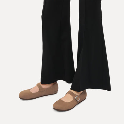 Santa Clarita Nubuck Leather in Color Dark Tea | Birkenstock
