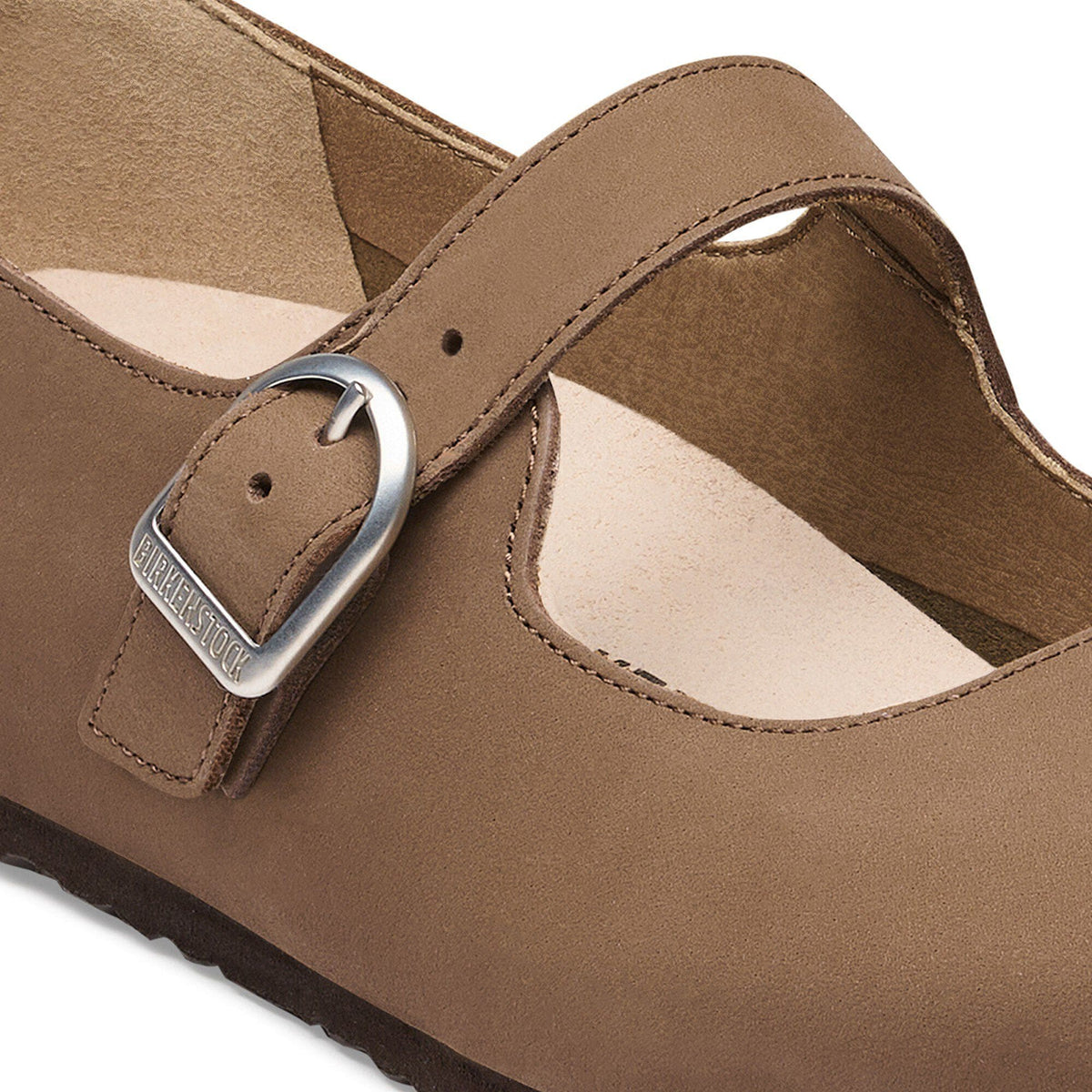 Santa Clarita Nubuck Leather in Color Dark Tea | Birkenstock