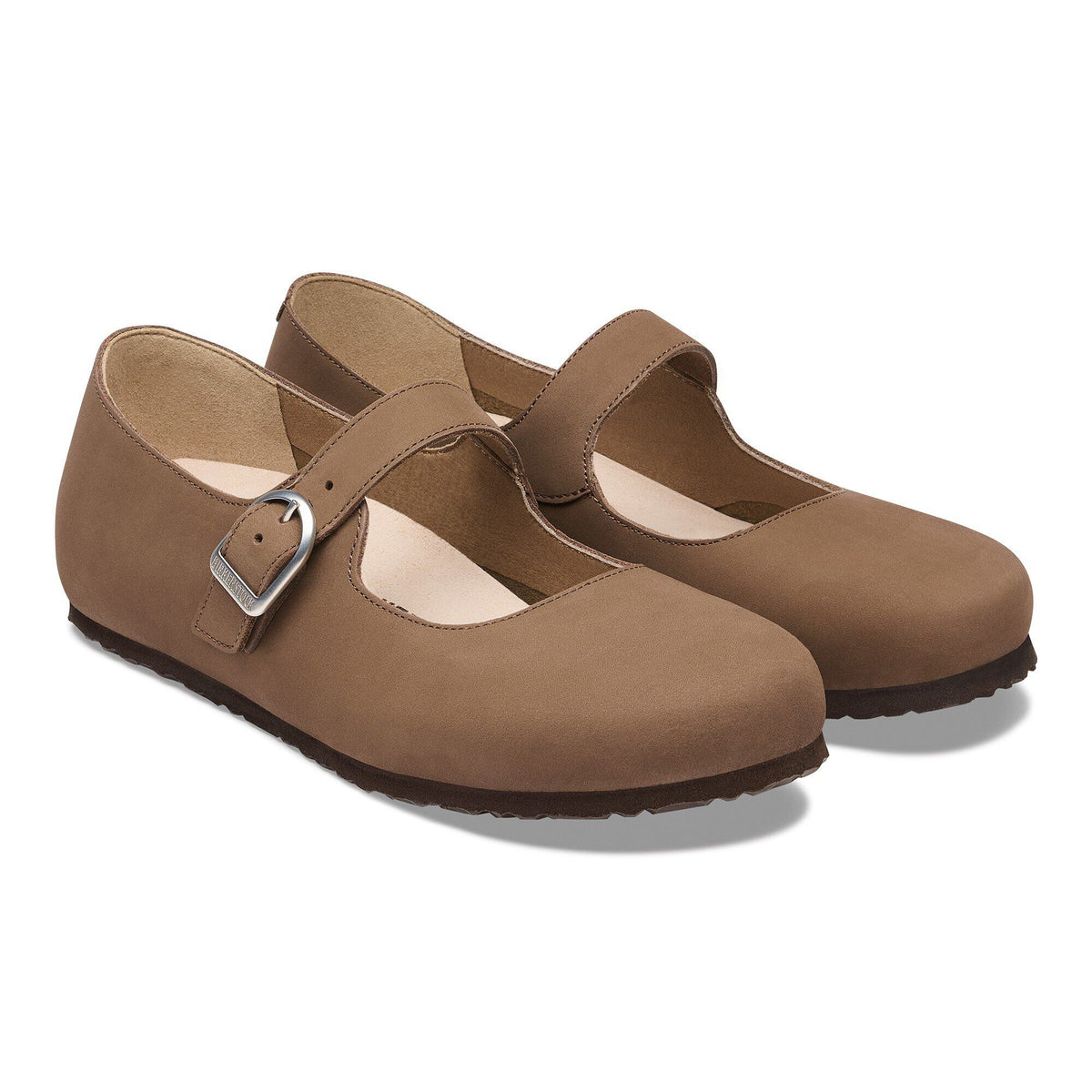 Santa Clarita Nubuck Leather in Color Dark Tea | Birkenstock