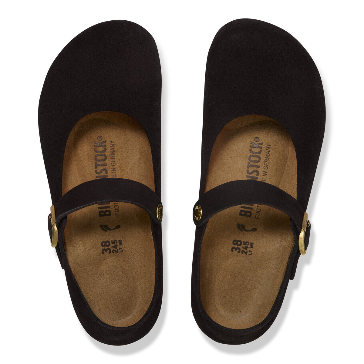 Mantova Suede Leather in Color Black | Birkenstock