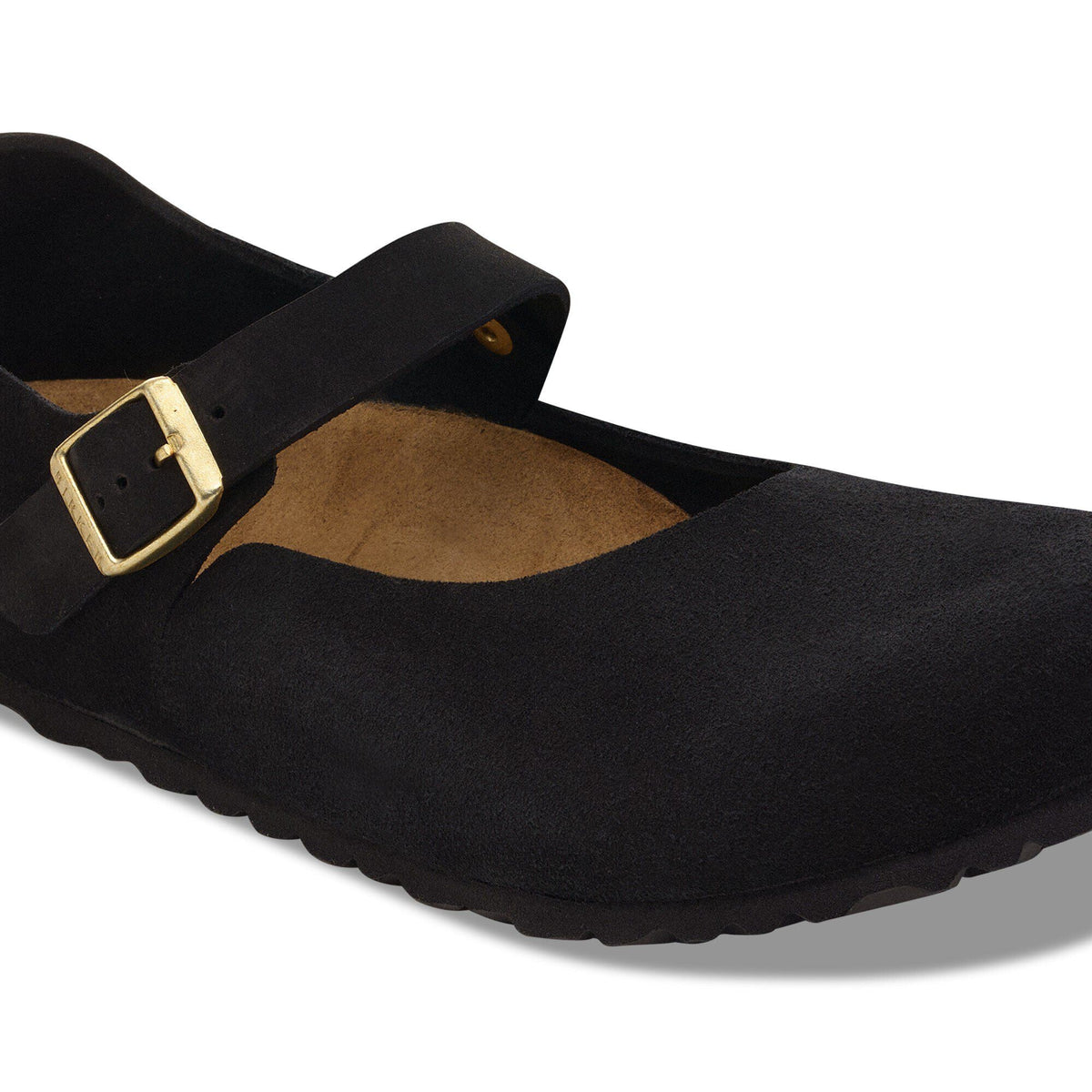 Mantova Suede Leather in Color Black | Birkenstock