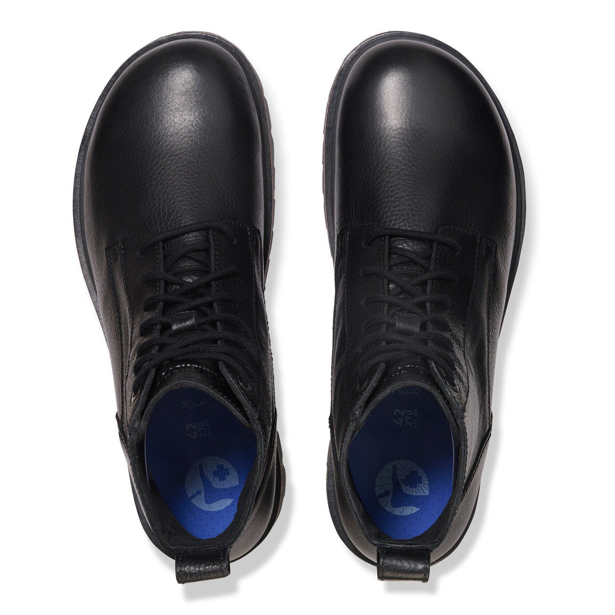Highwood Lace Mid Women Leather in Color Black | Birkenstock