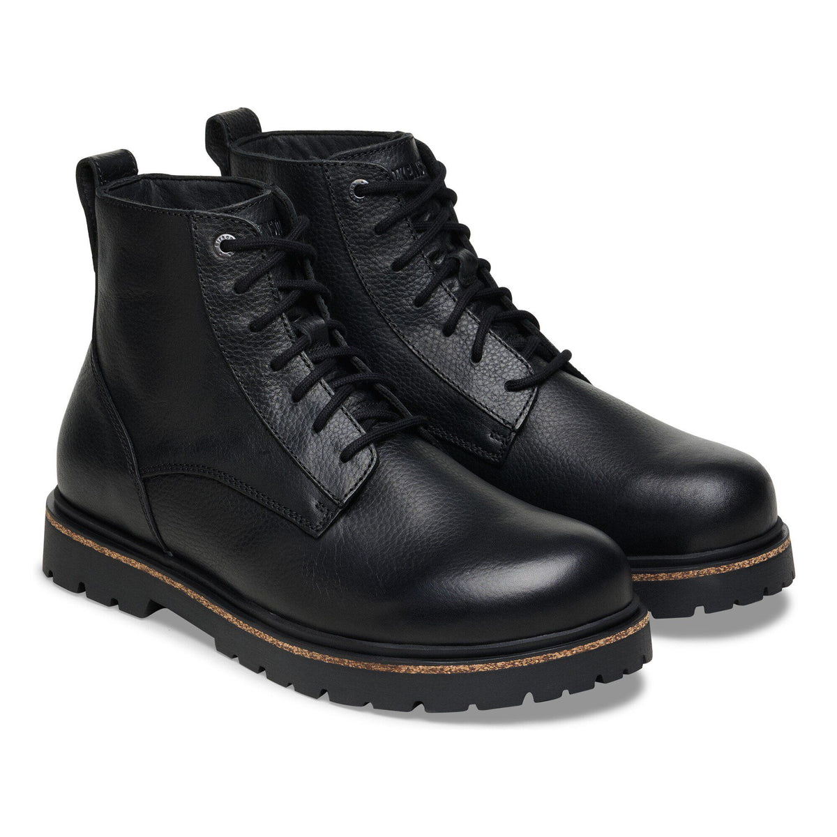 Highwood Lace Mid Women Leather in Color Black | Birkenstock