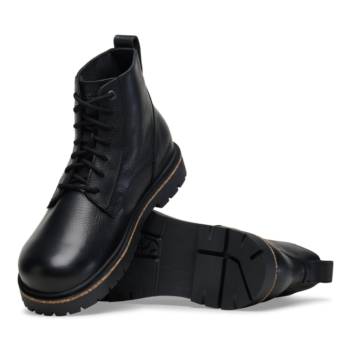 Highwood Lace Mid Women Leather in Color Black | Birkenstock