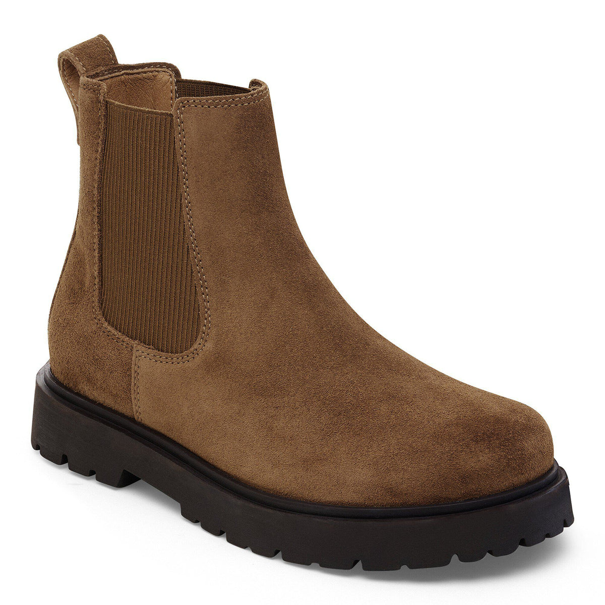 Highwood Slip On Women Suede Leather in Color Dark Tea | Birkenstock