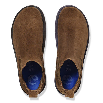 Highwood Slip On Women Suede Leather in Color Dark Tea | Birkenstock