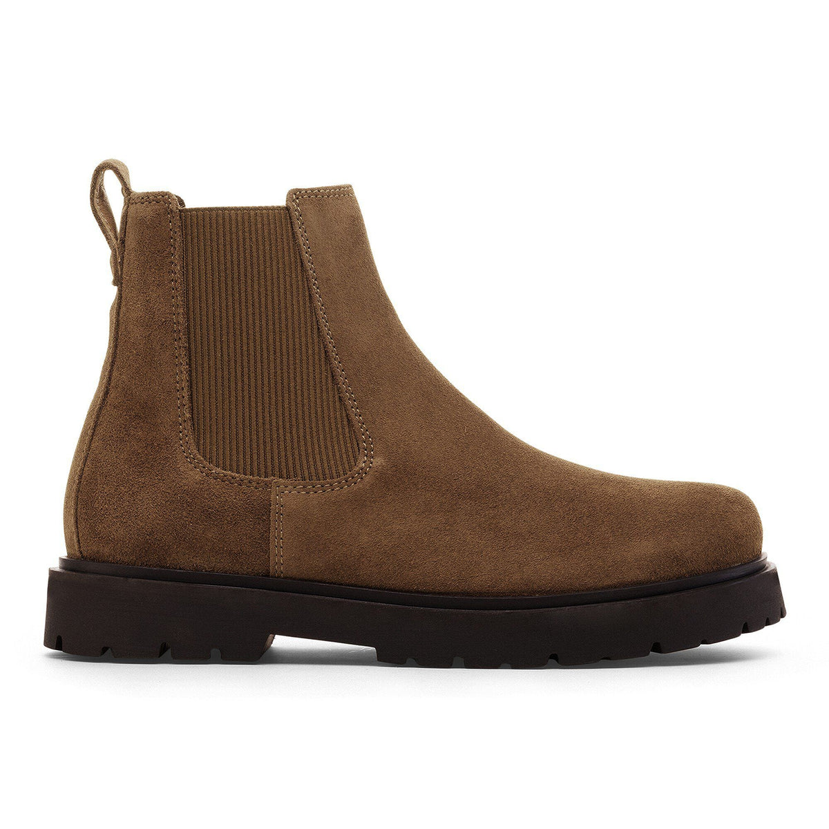 Highwood Slip On Women Suede Leather in Color Dark Tea | Birkenstock