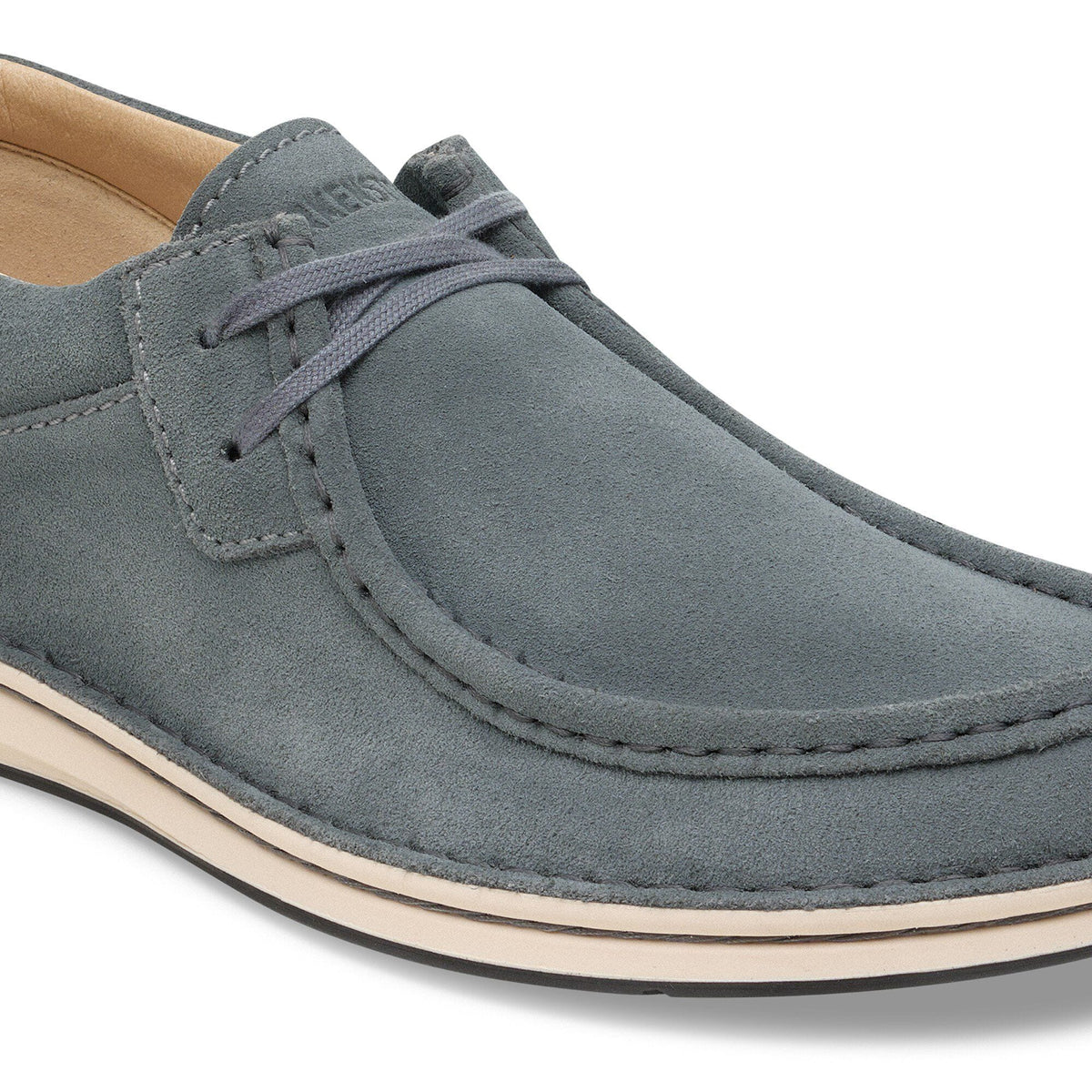 Pasadena Suede Leather in Color Basalt Gray | Birkenstock