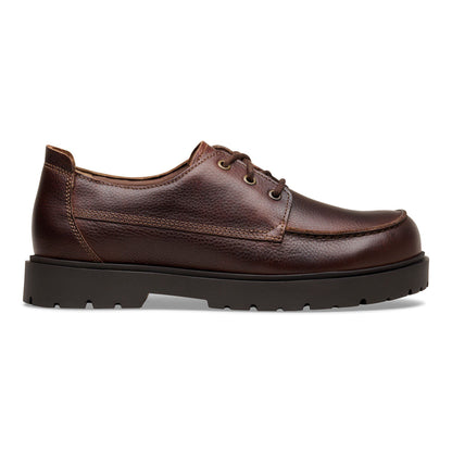Highwood Moc Lace Leather in Color Chocolate | Birkenstock