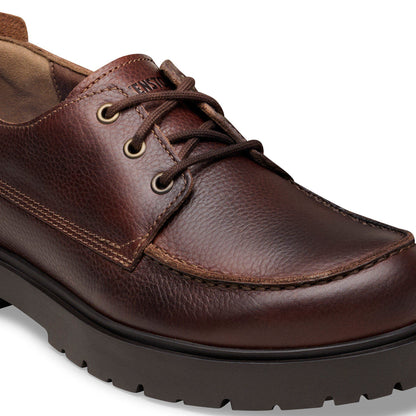 Highwood Moc Lace Leather in Color Chocolate | Birkenstock