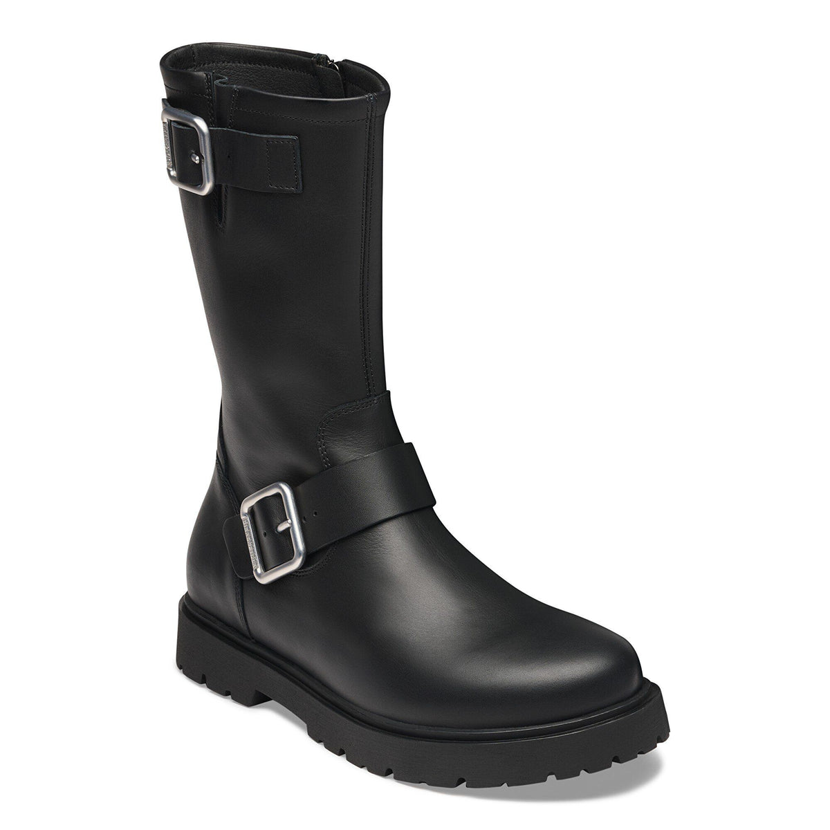 Highwood Mid Buckle Leather in Color Black | Birkenstock